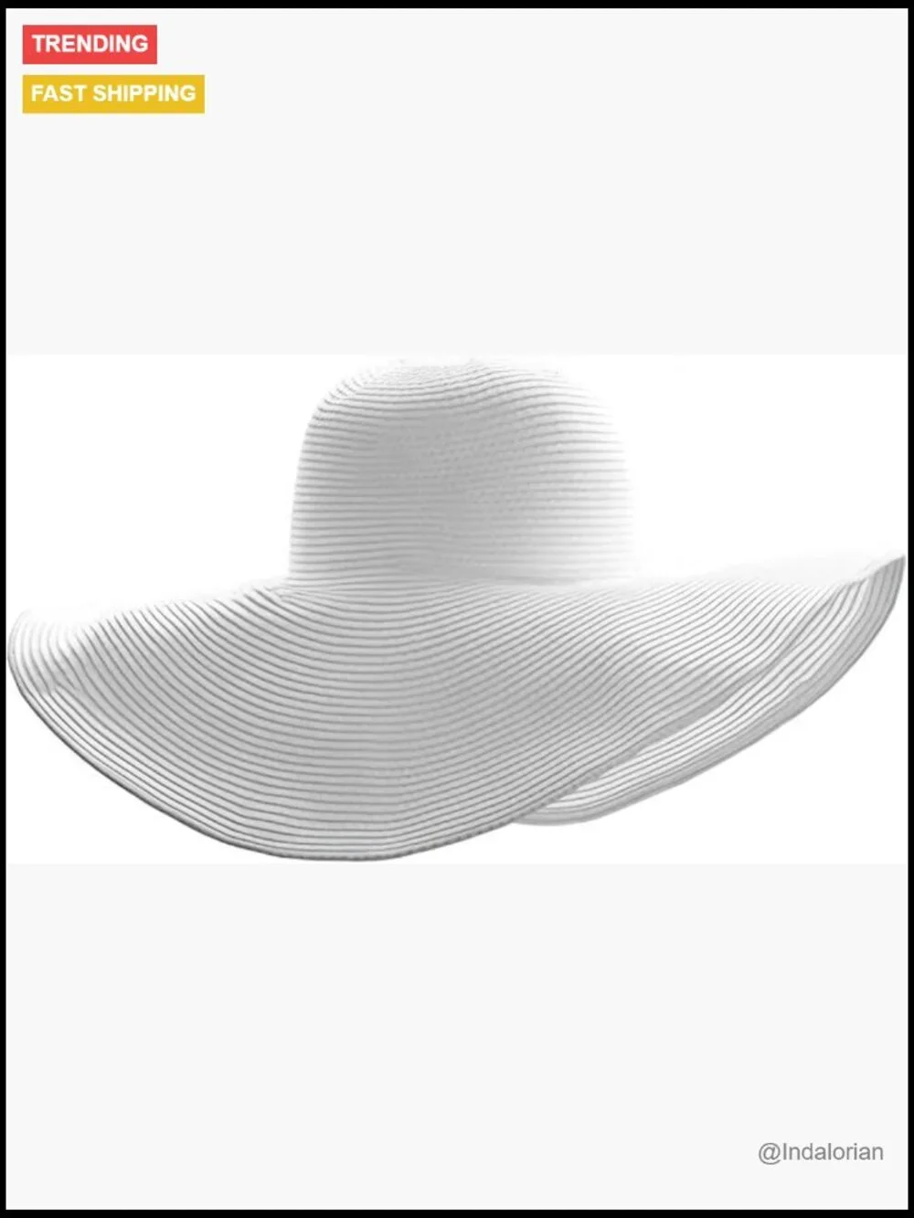 Wide Brim Straw Sun Hat Foldable Packable UV Protection for Hiking Beach